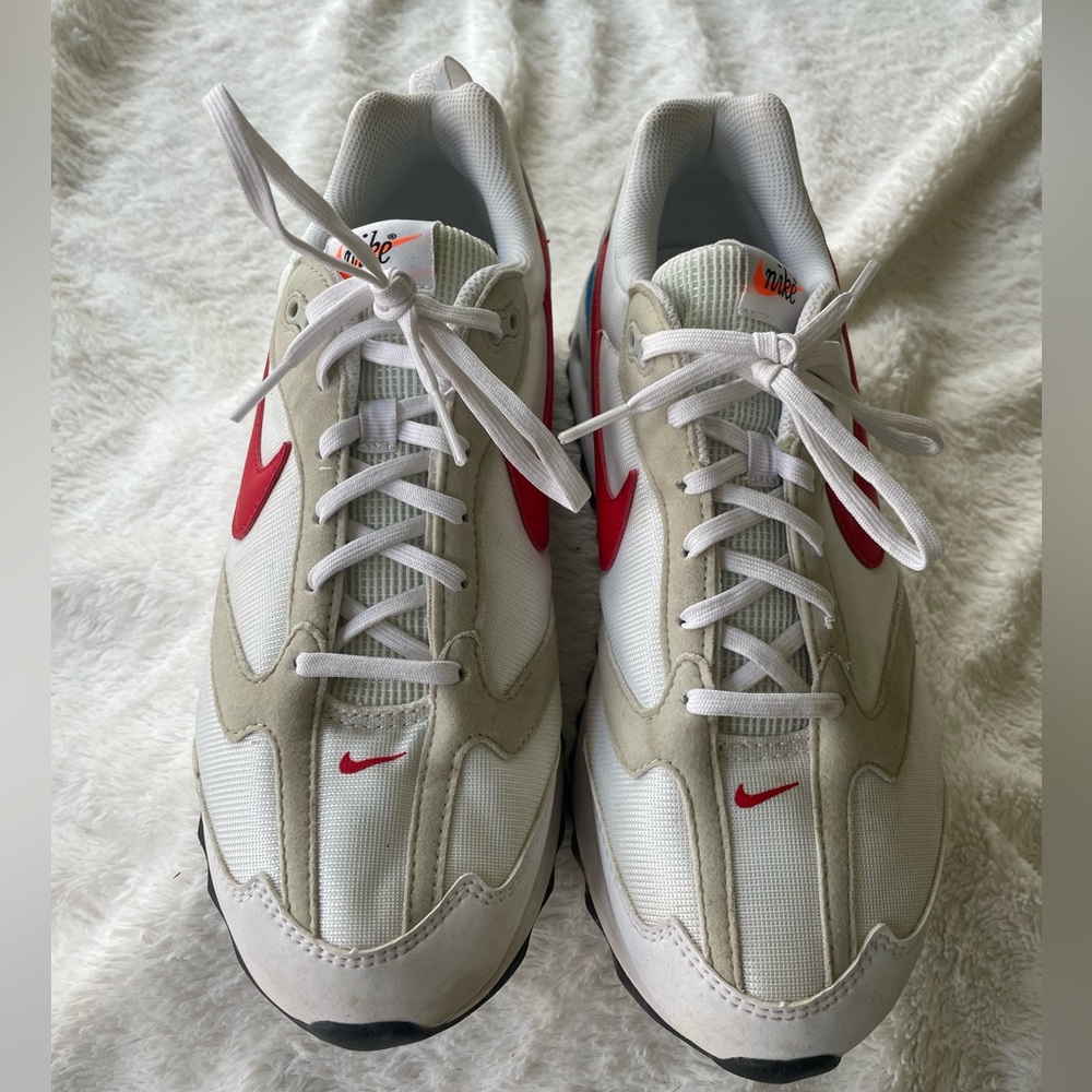 Nike Men's Air Max Dawn Red White and Blue Athletic Sneakers